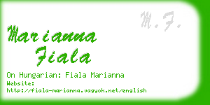 marianna fiala business card